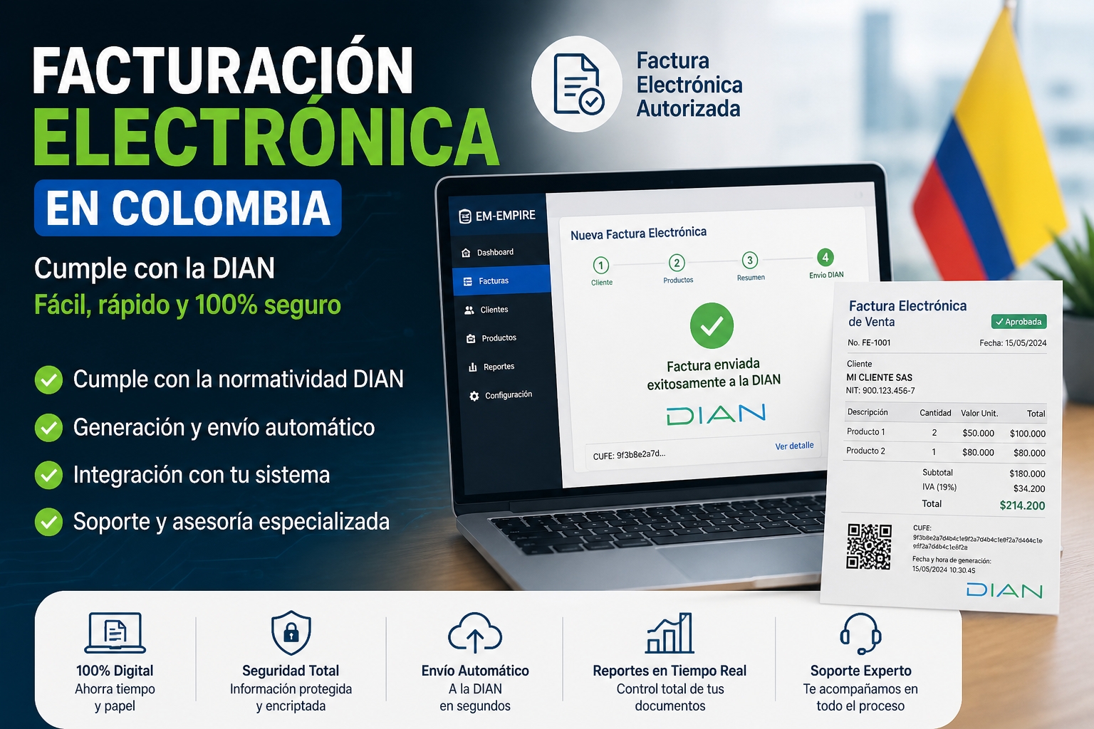 Cómo implementar facturación electrónica en Colombia (guía completa 2026)