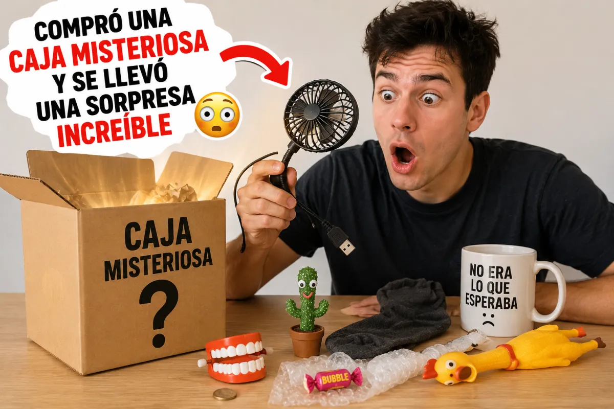 Compró una caja misteriosa por internet y la sorpresa fue tan absurda que terminó haciéndose viral