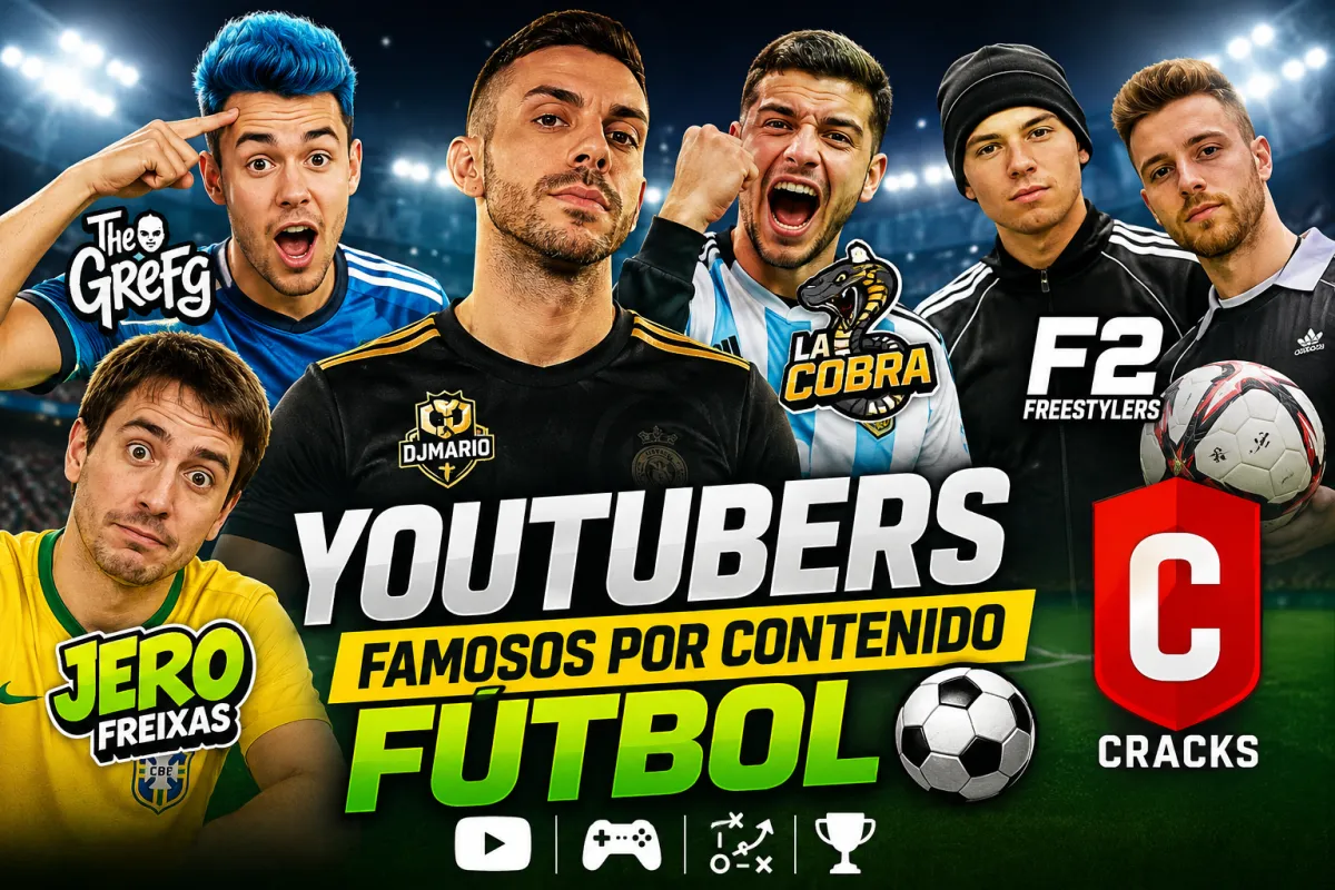 Los YouTubers de fútbol más famosos y queridos por los fanáticos
