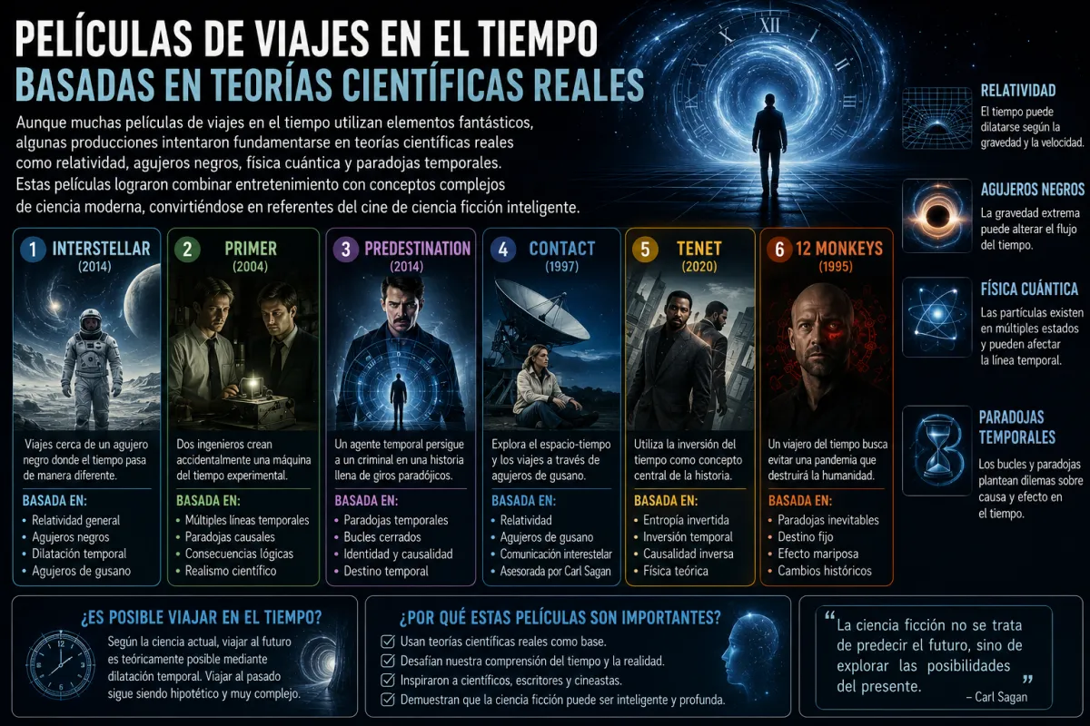 Las mejores películas de viajes en el tiempo basadas en teorías científicas