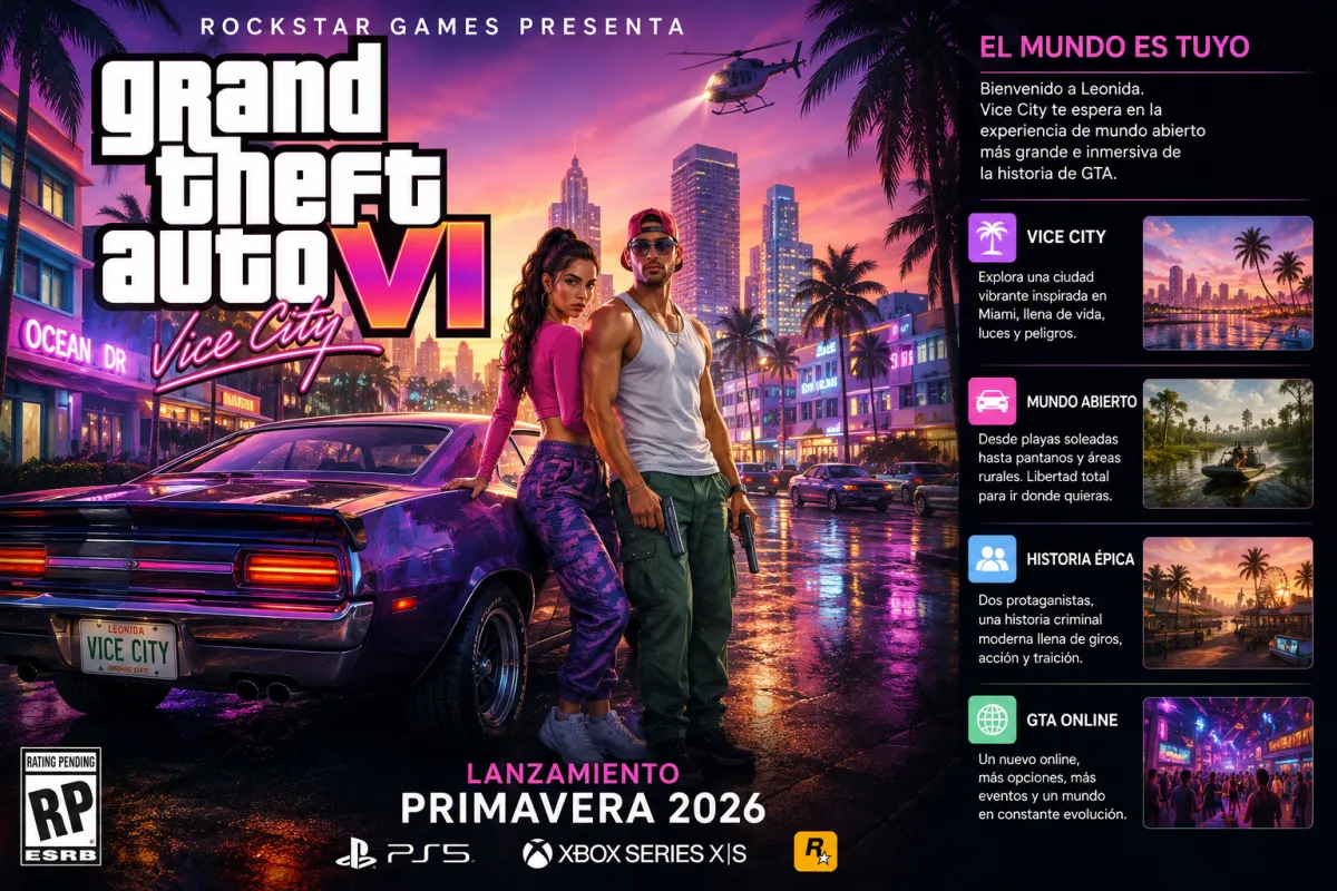 GTA VI rompe récords antes de salir: el videojuego más esperado del mundo