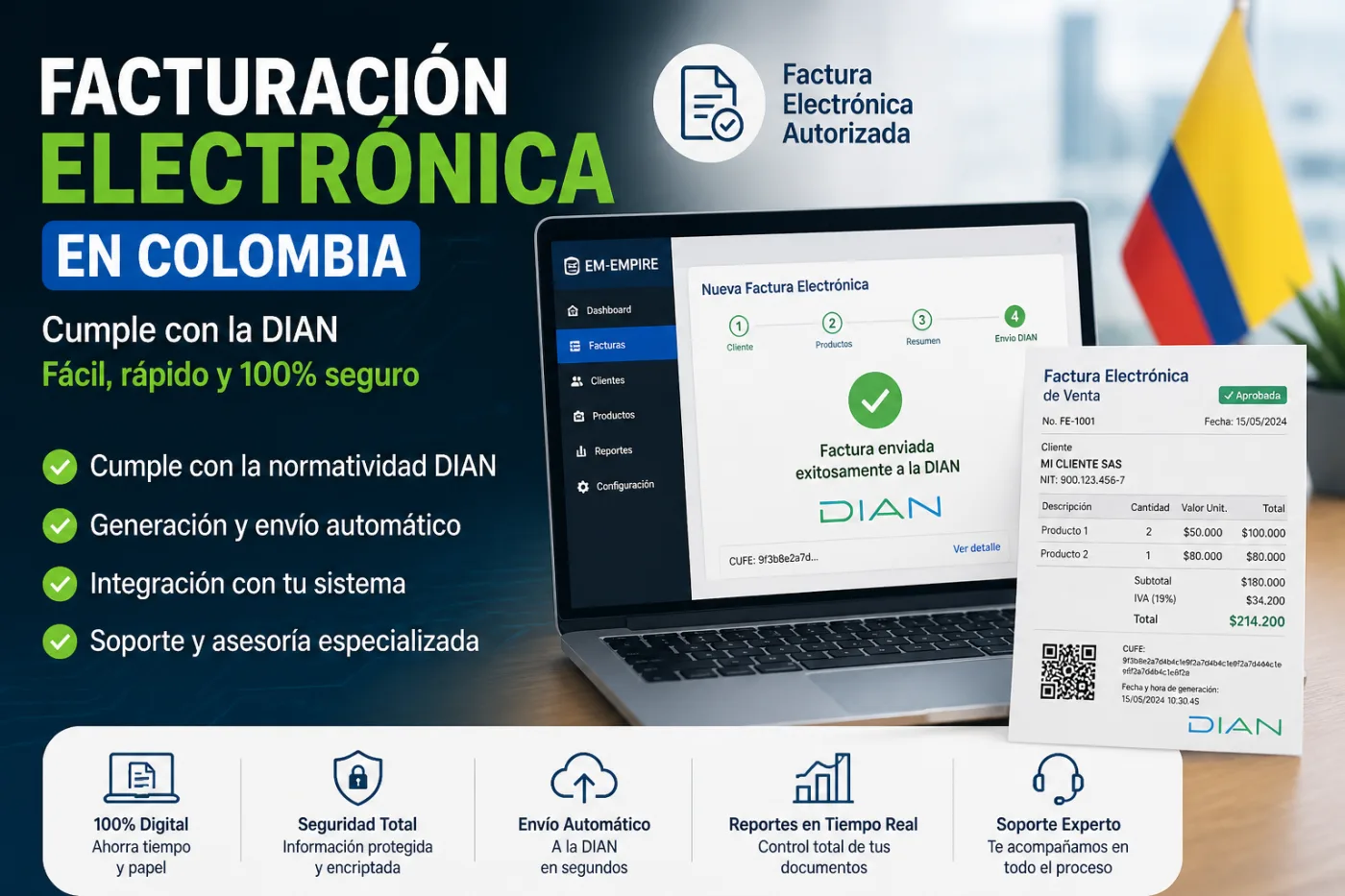 Cómo implementar facturación electrónica en Colombia (guía completa 2026)