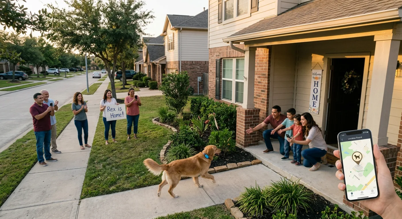 🐶 Una mascota perdida regresó a casa gracias a la tecnología