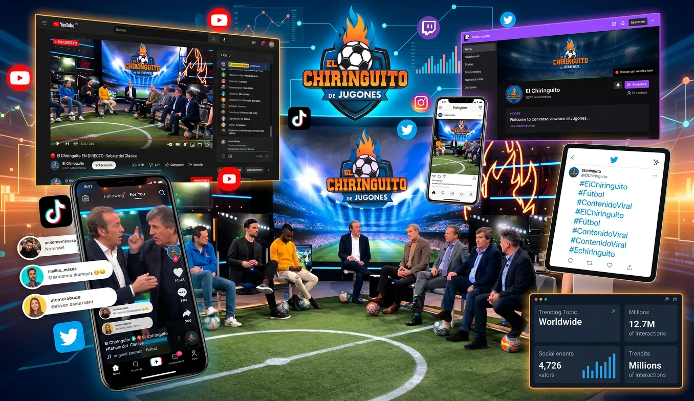 Cómo El Chiringuito de Jugones utiliza las redes sociales para potenciar sus programas