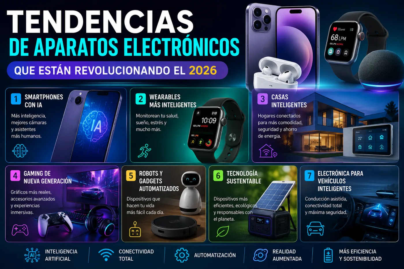 Tendencias de aparatos electrónicos que están revolucionando el 2026