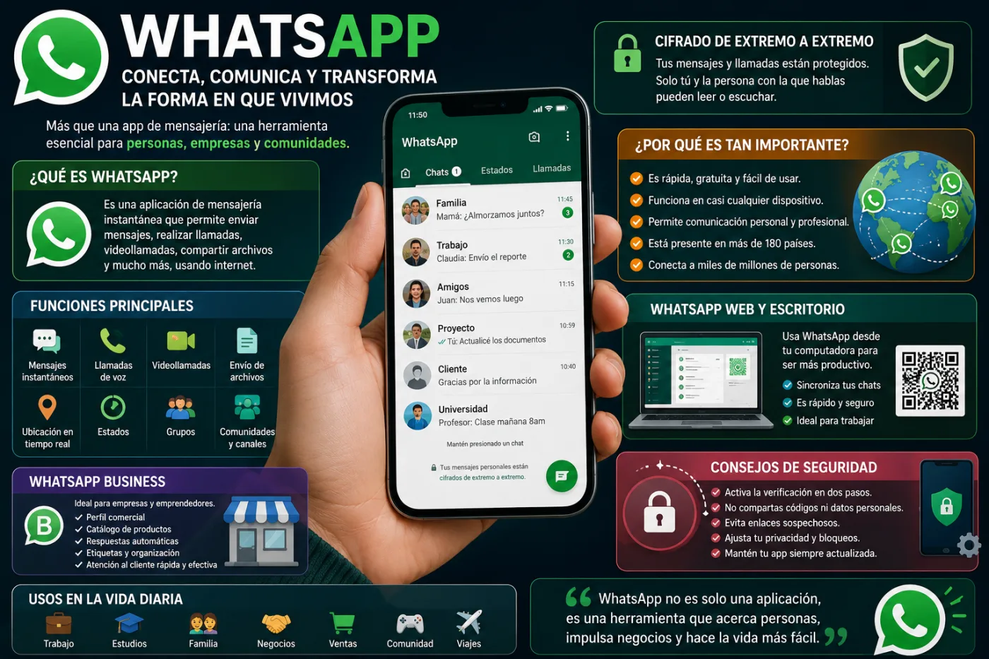 WhatsApp cambió la forma de comunicarnos: funciones, tecnología y cómo se convirtió en una app indispensable