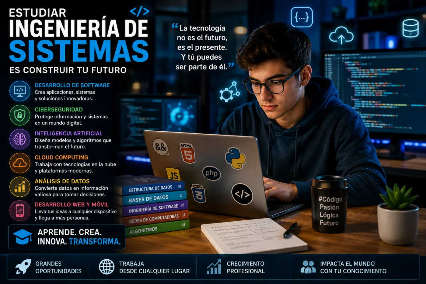 Por qué estudiar Ingeniería de Sistemas sigue siendo una de las mejores decisiones en 2026