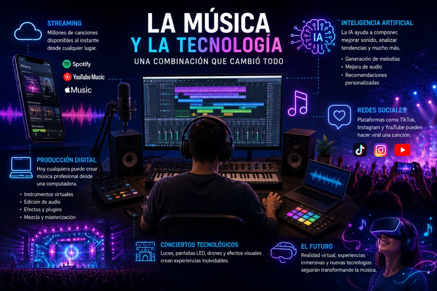 Cómo la tecnología cambió la música para siempre