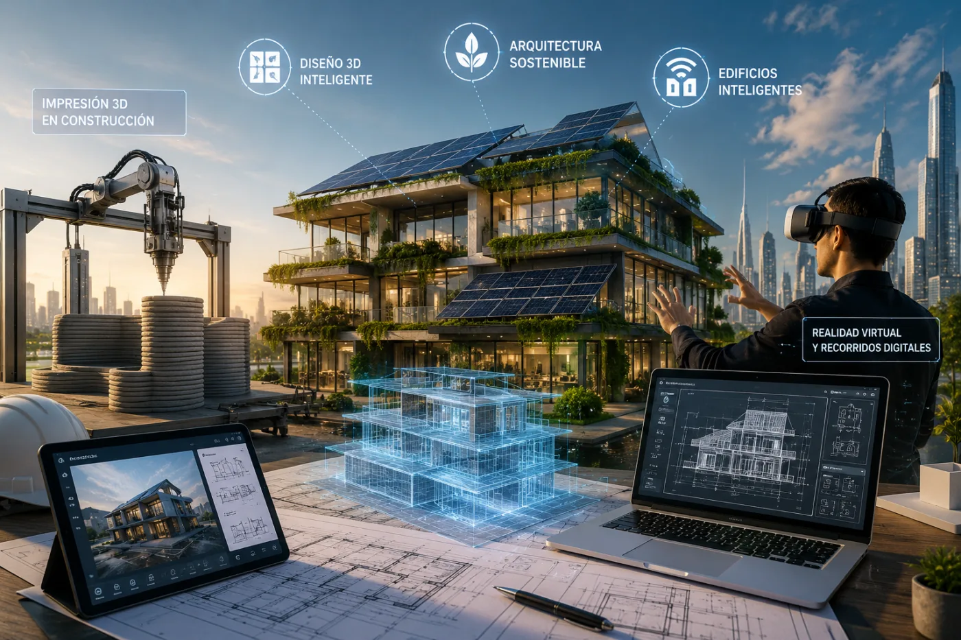 La arquitectura moderna cambió gracias a la tecnología: así se diseñan las ciudades del futuro