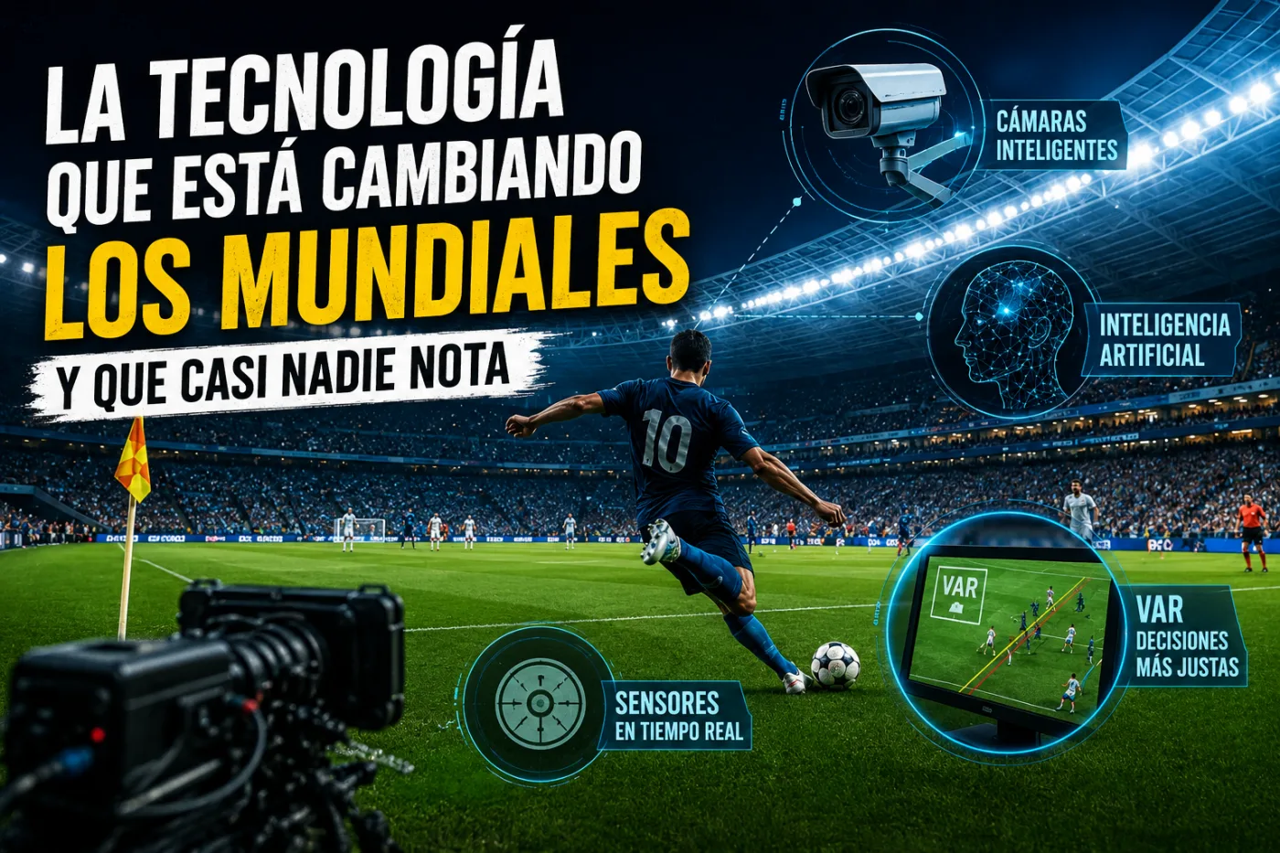 Las tecnologías que están cambiando los mundiales y que casi nadie nota durante los partidos