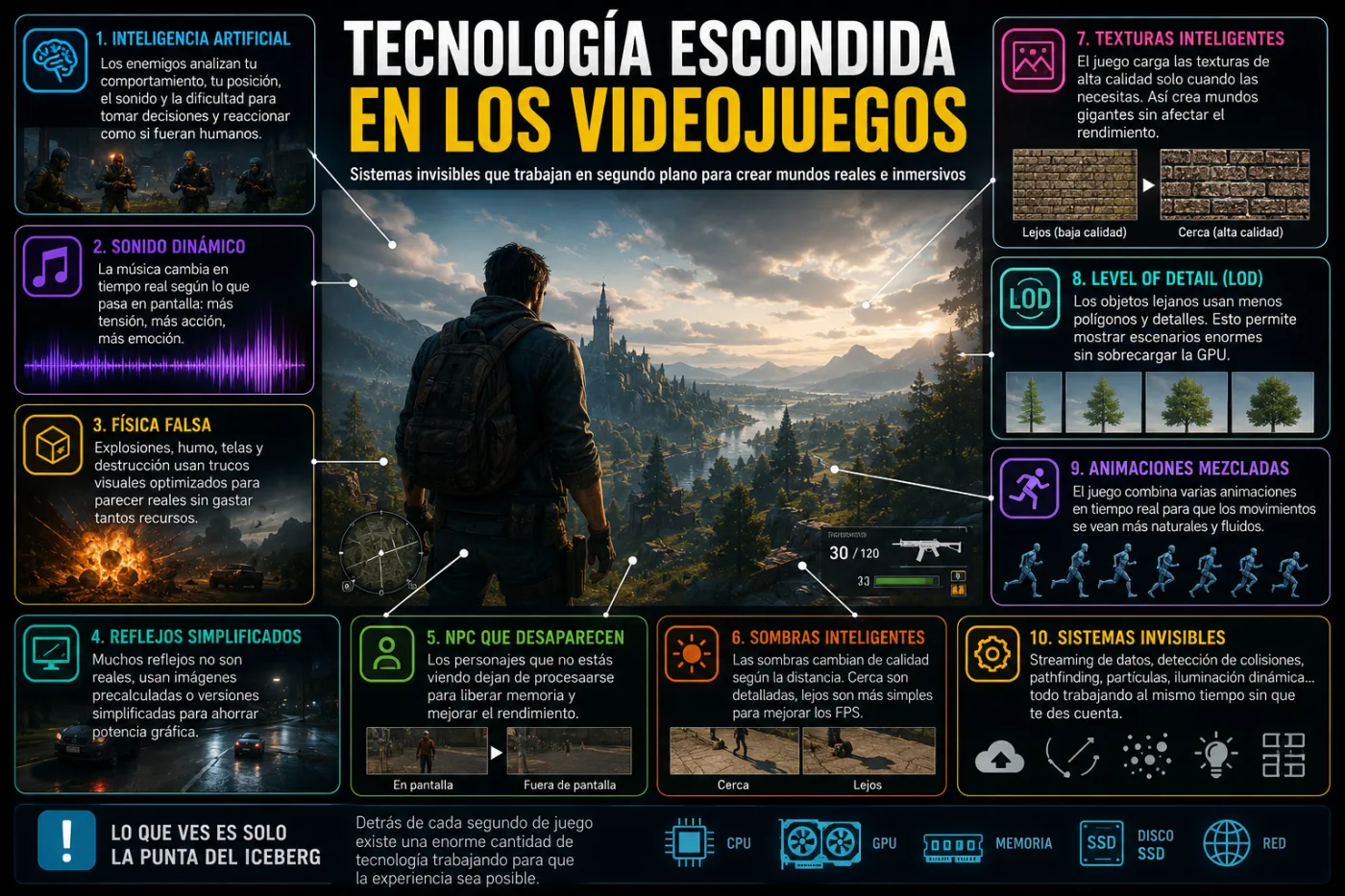 La tecnología escondida en los videojuegos que casi nadie nota
