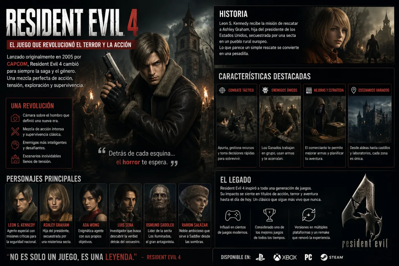 Resident Evil 4: el videojuego que revolucionó el terror y la acción