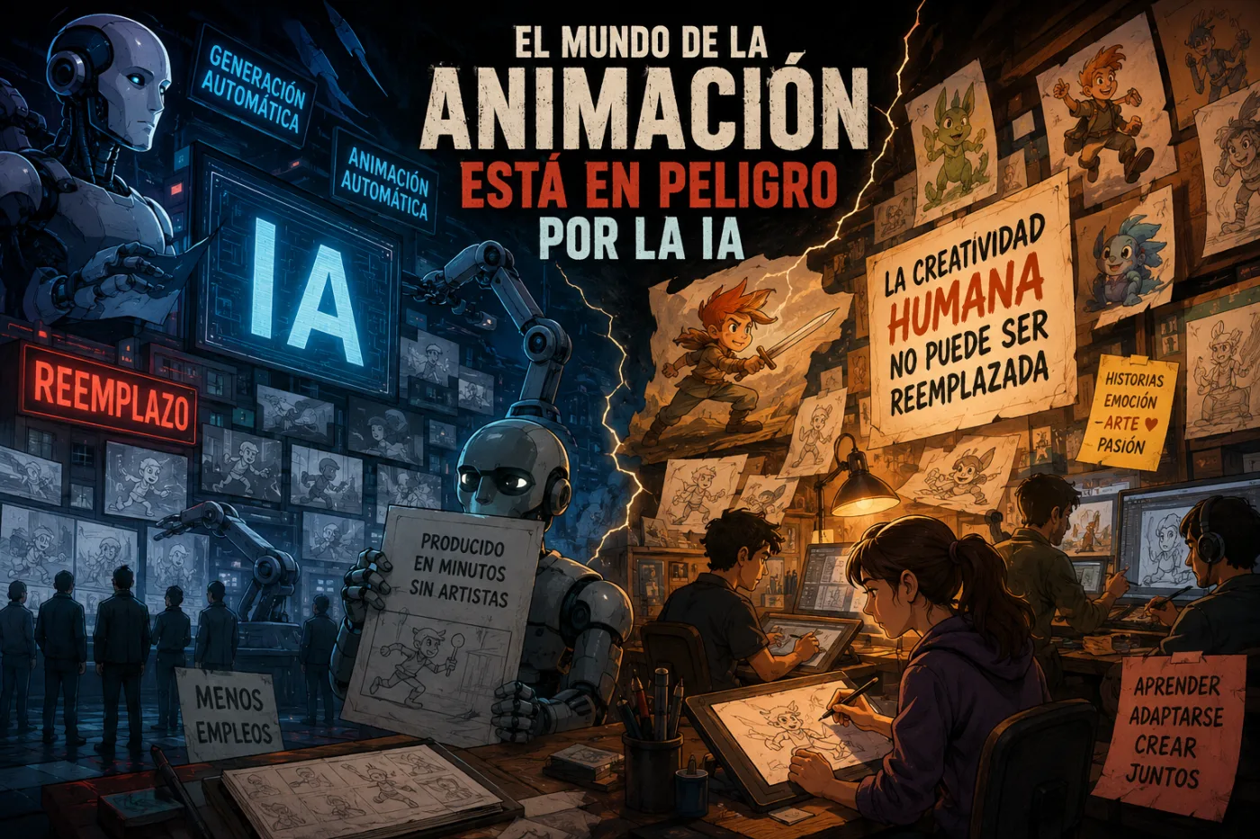 ¿El mundo de la animación está en peligro por la IA? La transformación que ya comenzó