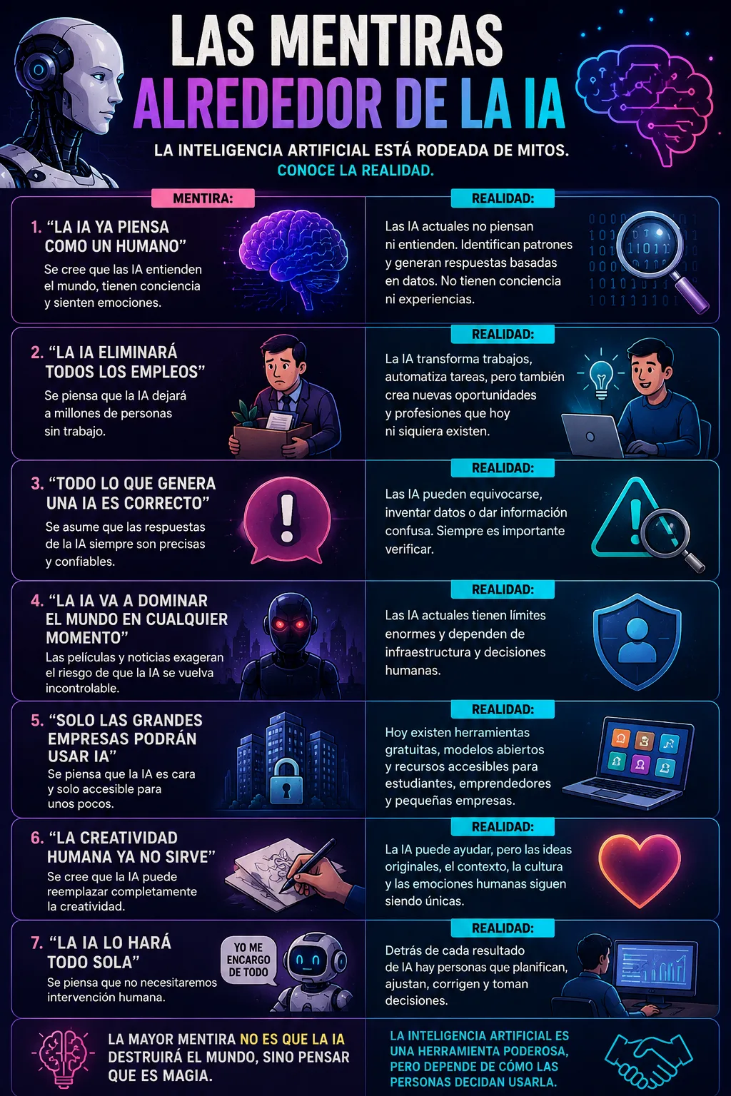 Las mentiras alrededor de la IA: entre el miedo, el marketing y la realidad