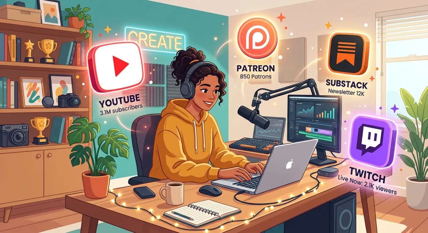 Top 8 de las mejores plataformas para monetizar contenido en 2026
